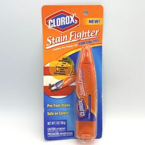 Clorox 2 Stain Fighter Laundry Pre-Treater Gel For Colors 2oz Dual Tip Pen NEW